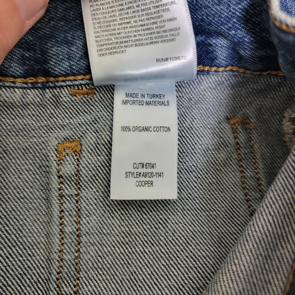 Agolde Cooper Cargo carpenter denim jeans in light wash - Picture 11 of 12